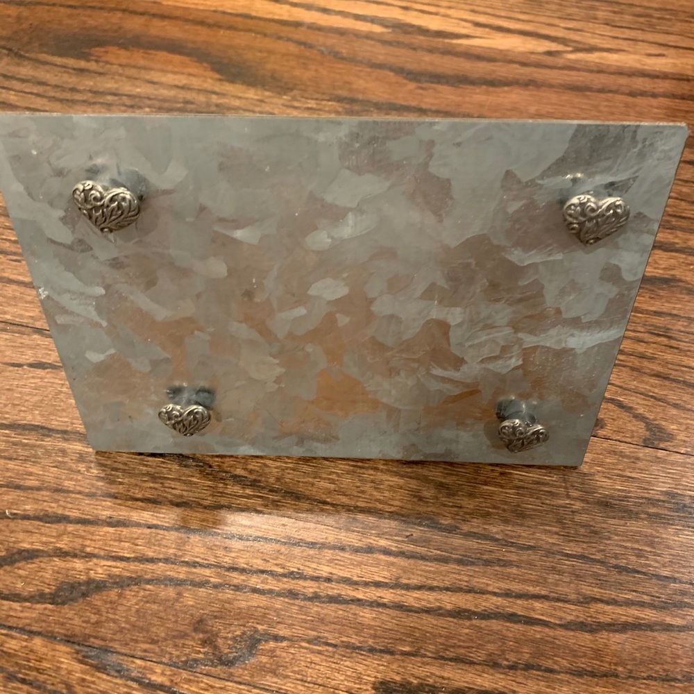 Picture Frame galvanized with magnets rustic boho shabby chic farm country